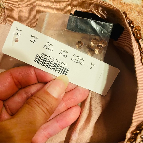 J. Crew Sequin Pencil Skirt in Rose Gold - Picture 9 of 10